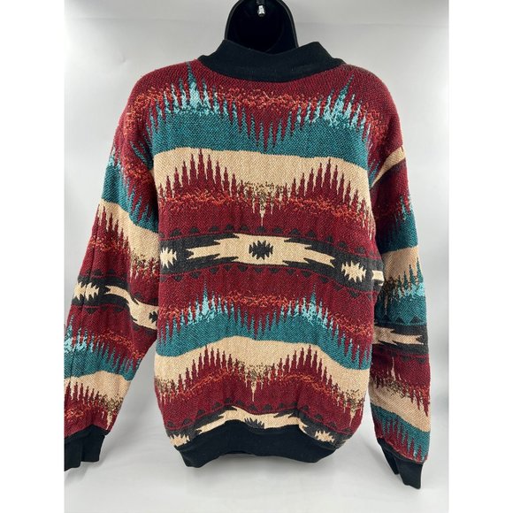 SUGAR STREET WEAVERS Aztec Southwestern Sweater- Yellowstone Ranch Fashion - Picture 3 of 10